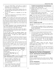 Instructions for Arizona Form 140A, ADOR10414 Resident Personal Income Tax Return (Short Form) - Arizona, Page 11