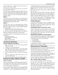 Instructions for Arizona Form 140A, ADOR10414 Resident Personal Income Tax Return (Short Form) - Arizona, Page 4