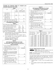 Instructions for Arizona Form 140A, ADOR10414 Resident Personal Income Tax Return (Short Form) - Arizona, Page 9