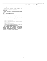 Instructions for Arizona Form 140X, ADOR10573 Individual Amended Return - Arizona, Page 11