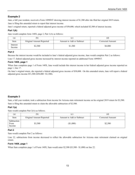 Instructions for Arizona Form 140X, ADOR10573 Individual Amended Return - Arizona, Page 13