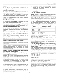 Instructions for Arizona Form 140X, ADOR10573 Individual Amended Return - Arizona, Page 4