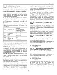 Instructions for Arizona Form 140X, ADOR10573 Individual Amended Return - Arizona, Page 5