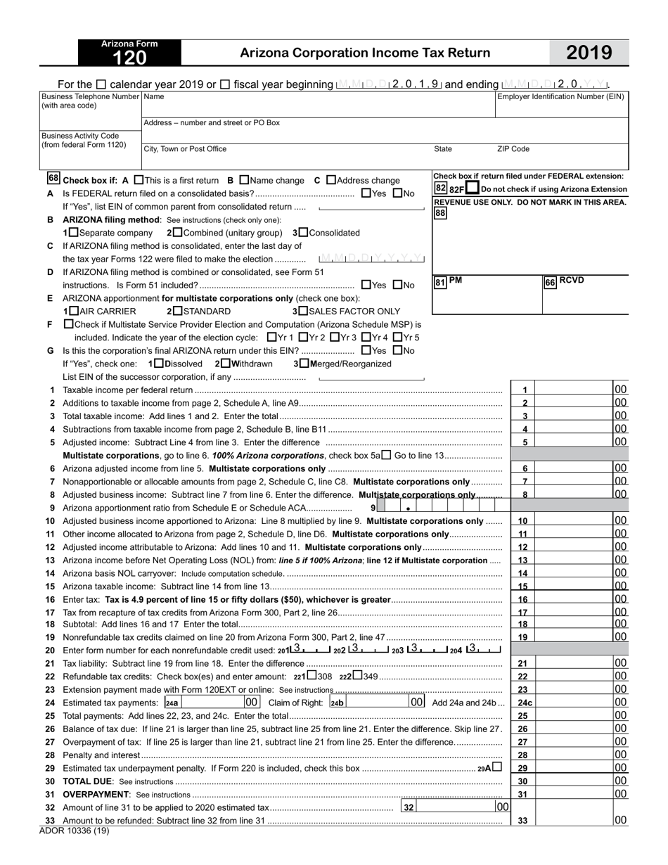 arizona-form-120-ador10336-2019-fill-out-sign-online-and-download-fillable-pdf-arizona