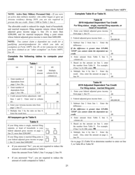 Instructions for Arizona Form 140PY, ADOR10149 Part-Year Resident Personal Income Tax Return - Arizona, Page 21