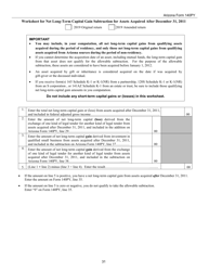 Instructions for Arizona Form 140PY, ADOR10149 Part-Year Resident Personal Income Tax Return - Arizona, Page 31