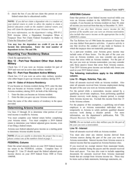 Instructions for Arizona Form 140PY, ADOR10149 Part-Year Resident Personal Income Tax Return - Arizona, Page 8