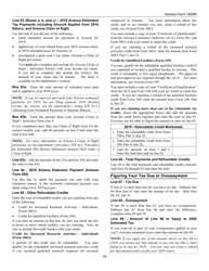 Instructions for Arizona Form 140, ADOR10413 Nonresident Personal Income Tax Return - Arizona, Page 19