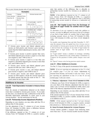 Instructions for Arizona Form 140, ADOR10413 Nonresident Personal Income Tax Return - Arizona, Page 9