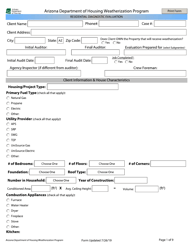 Residential Diagnostic Evaluation - Arizona