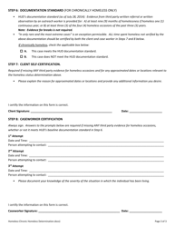 Attachment 28 Homeless/Chronic Homeless Determination - Arizona, Page 3