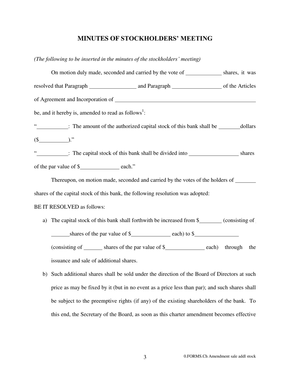 Sale of Additional Stock - Arkansas, Page 3