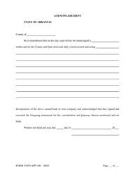 Form CONVAPP-100 Application for Conversion to a State Charted Bank - Arkansas, Page 14