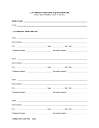 Form CONVAPP-100 Application for Conversion to a State Charted Bank - Arkansas, Page 16