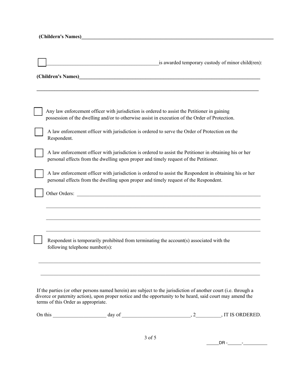 Arkansas Ex Parte Order Of Protection Fill Out Sign Online And arkansas-ex-parte-order-of-protection-fill-out-sign-online-and