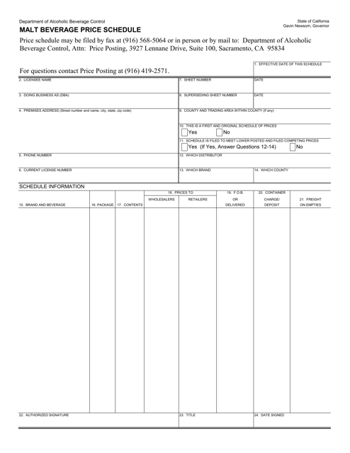 Form ABC701-LT  Printable Pdf