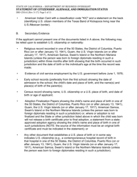 Form DBO-250.61 Statement of Citizenship, Alienage, and Immigration Status - California, Page 5