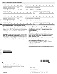 Form DODMOFWB Home Delivery Order Form - Express Scripts, Page 2