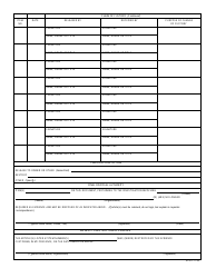 DA Form 4137 Evidence/Property Custody Document, Page 2