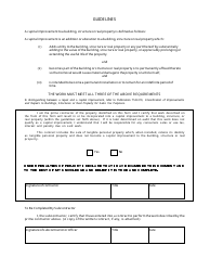 Form WV/CST-290 Certificate of Capital Improvement - West Virginia, Page 2