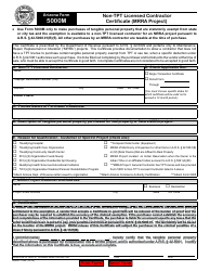 Arizona Form 5000M (ADOR11255) Download Fillable PDF or Fill Online Non ...