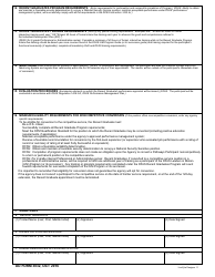 DD Form 3032 Department of Defense Pathways Program Recent Graduates Program Participant Agreement, Page 2