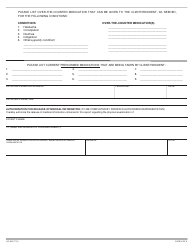 Form LIC602 Physician&#039;s Report for Community Care Facilities - California, Page 3