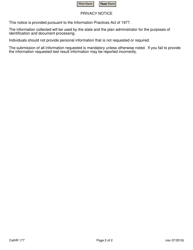 Form CALHR177 Drug/Alcohol Test Authorization - California, Page 2