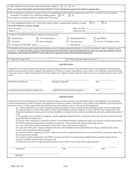 Form DLSE106 Application for Special Minimum Wage License - California, Page 2