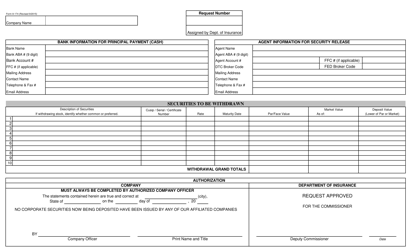 Form A-174 &quot;Securities Transaction Request&quot; - California, Page 2