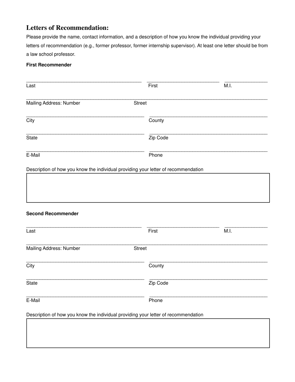Earl Warren Solicitor General Fellowship Application - California, Page 3