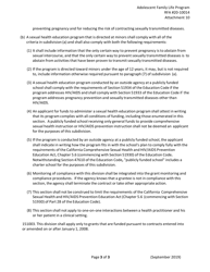 Form RFA20-10014 Attachment 10 Attestation of Compliance With the Sexual Health Accountability Act of 2007 - California, Page 3