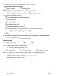 Form CDPH8439 AIDS Drug Assistance Program Enrollment Application - California, Page 4
