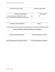 Form CDPH8731 AIDS Drug Assistance Program New Enrollment Worker Training Request - California, Page 2