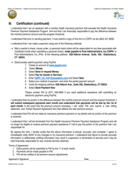 Form CDPH8722 Adap OA-HIPP Program Partial Payment Agreement - California, Page 2