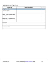 Form CDPH E299 Online Nurse Assistant Training Program Curriculum Vendor Application - California, Page 7