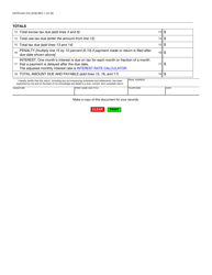 Form CDTFA-501-CIU Cigarette and Tobacco Products Excise and Use Tax Return - California, Page 2