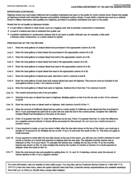 Form CDTFA-501-DGSR &quot;Government Entity Diesel Fuel Tax Return (Split Rate)&quot; - California, Page 3