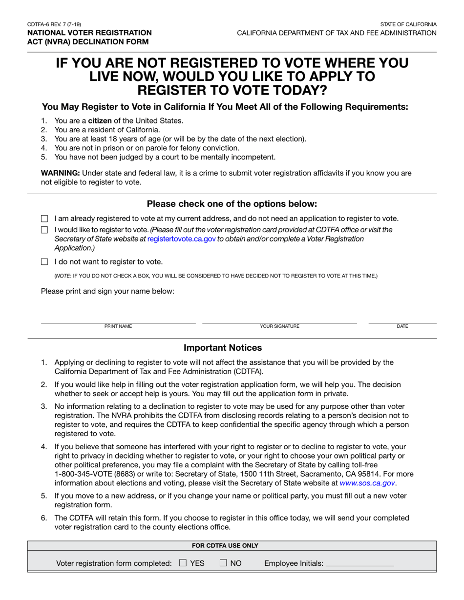 form-cdtfa-6-download-fillable-pdf-or-fill-online-national-voter-registration-act-nvra