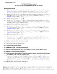 Form CDTFA-501-OA Oil Spill Prevention and Administration Fee Return - California, Page 3
