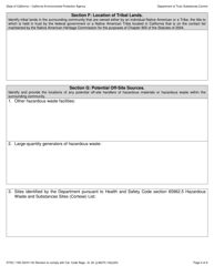 DTSC Form 1195 Community Involvement Profile - California, Page 4