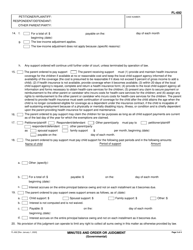 Form FL-692 Minutes and Order or Judgment (Governmental) - California, Page 3