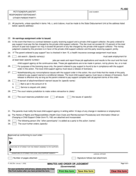 Form FL-692 Minutes and Order or Judgment (Governmental) - California, Page 4