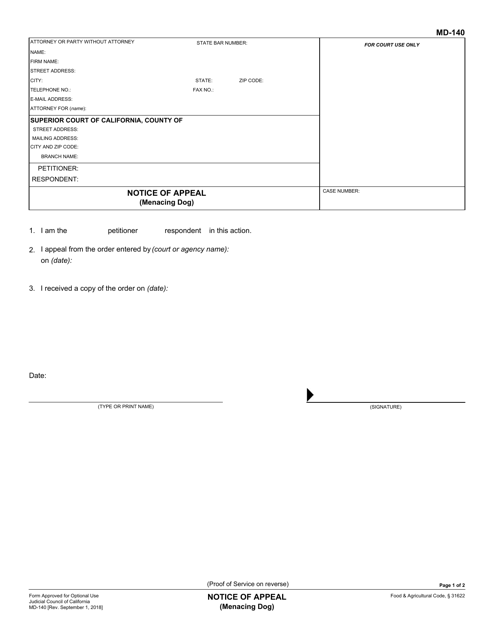 form-md-140-download-fillable-pdf-or-fill-online-notice-of-appeal