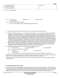 Form FL-687 Order After Hearing (Governmental) - California, Page 2