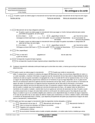 Formulario FL-625 S Estipulacion Y Orden (Gubernamental) - California (Spanish), Page 2