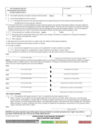 Form FL-350 Stipulation to Establish or Modify Child Support and Order - California, Page 2