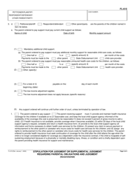 Form FL-615 Deferred Entry of Judgment Notice of Noncompliance - California, Page 2