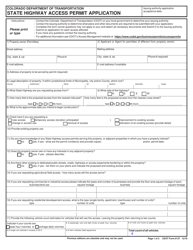 CDOT Form 137 State Highway Access Permit Application - Colorado