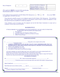 Form REGF-5 Application for Reimbursement From the Real Estate Guaranty Fund - Connecticut, Page 2